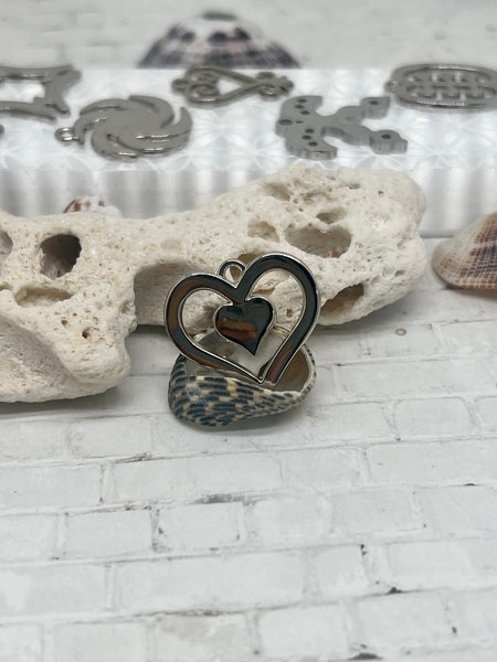 Silver Adinkra symbol necklace
