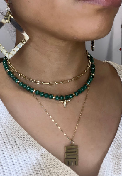 Malachite chocker