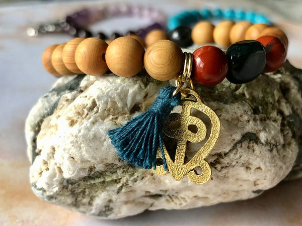 Sandalwood & Red Jasper & Mookaite