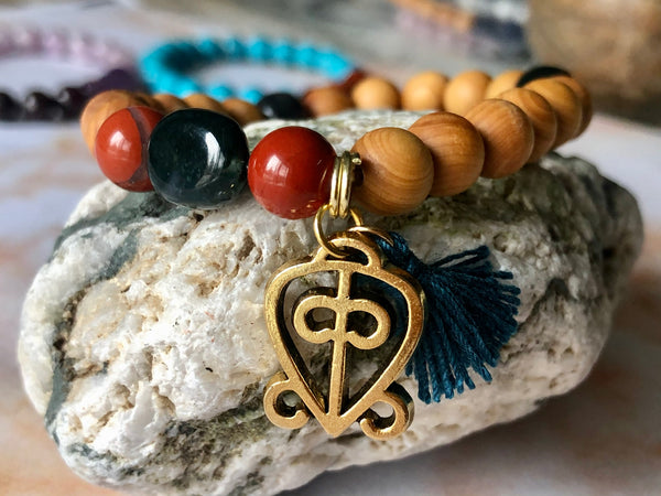 Sandalwood & Red Jasper & Mookaite