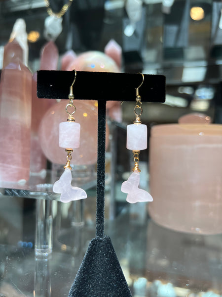 Butterfly crystal earrings