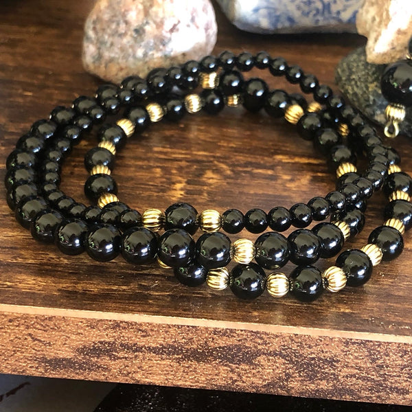 Black Onyx 6mm & 4mm