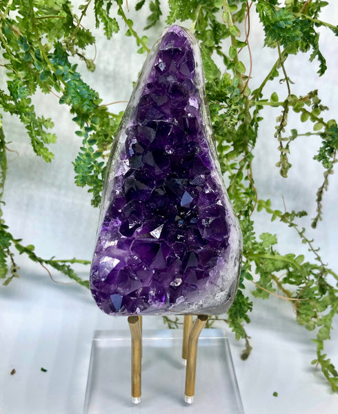 A Grade Raw Amethyst Free Standing Crystal From Uruguay