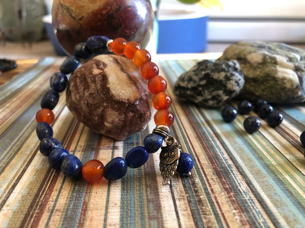 Lapis Lazuli & Carnelian