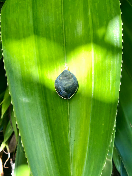Obsidian pendant