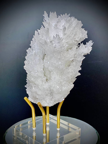 White Aragorite Calcite cluster