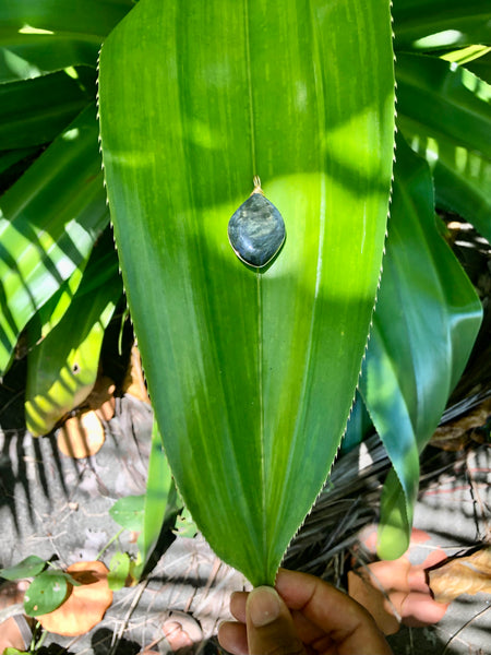 Obsidian pendant