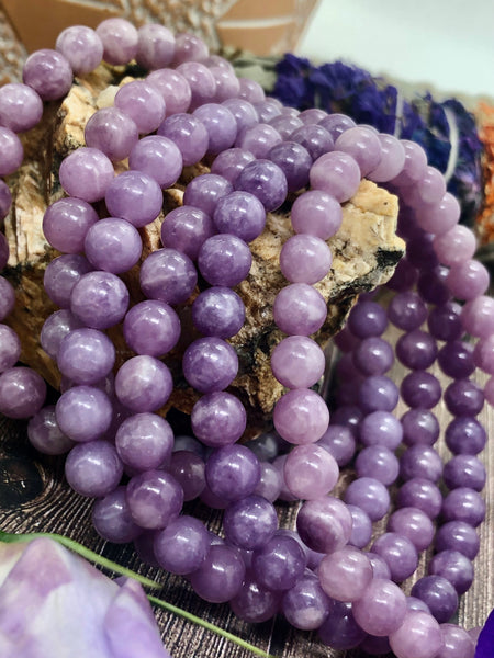 6mm Lepidolite bracelets