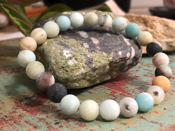 Amazonite 6mm or 8mm Bracelet
