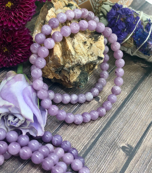 6mm Lepidolite bracelets