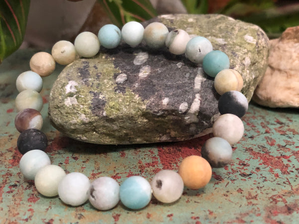 Amazonite 6mm or 8mm Bracelet