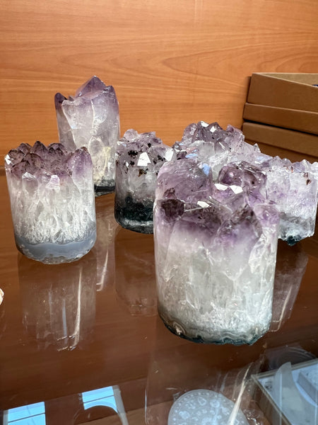 Amethyst Crystal Cupcakes