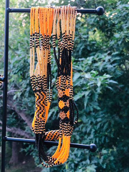 African beaded Zulu necklace