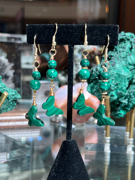 Butterfly crystal earrings