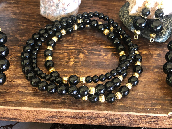 Black Onyx 6mm & 4mm