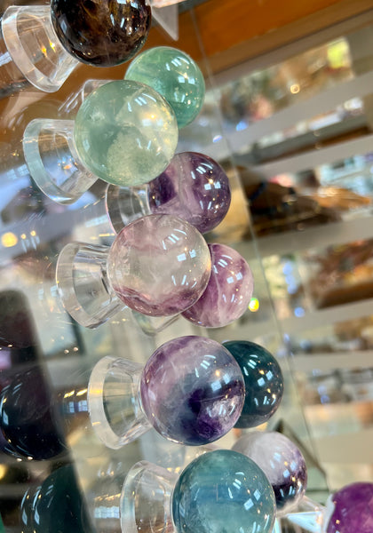 Fluorite small sphere
