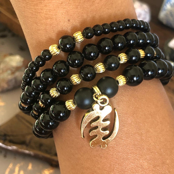 Black Onyx 6mm & 4mm