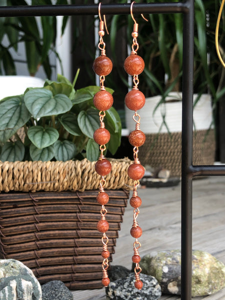Long earrings elegant earrings
