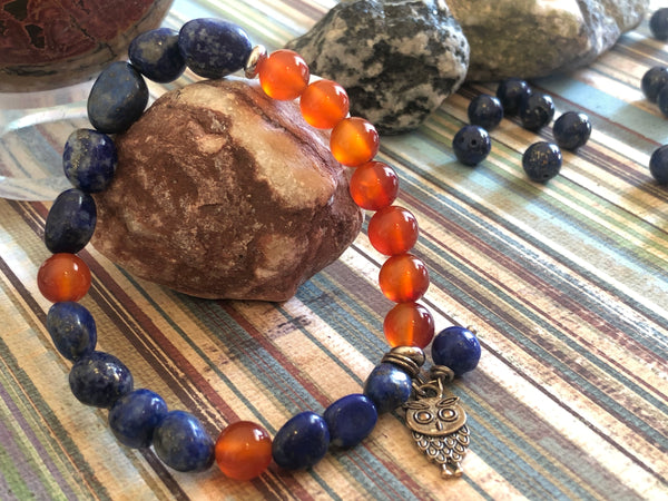 Lapis Lazuli & Carnelian