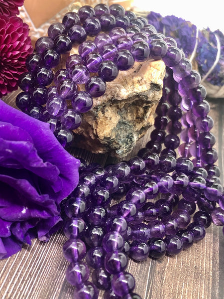 6mm amethyst bracelet