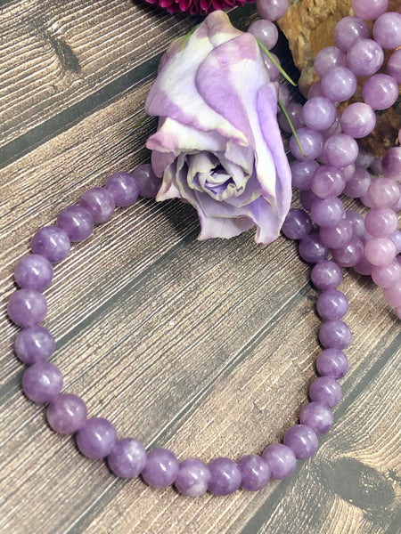 6mm Lepidolite bracelets