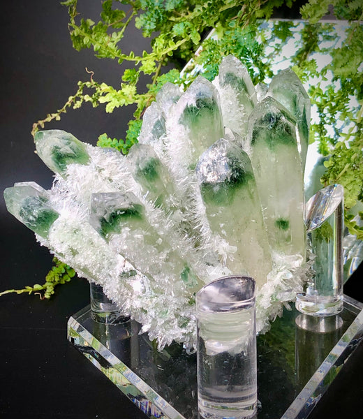 Phantom Crystal quartz cluster