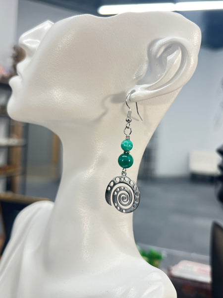 Snail shell earrings