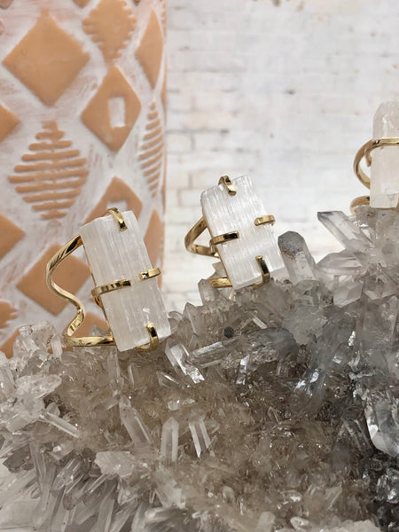 Origems selenite ring