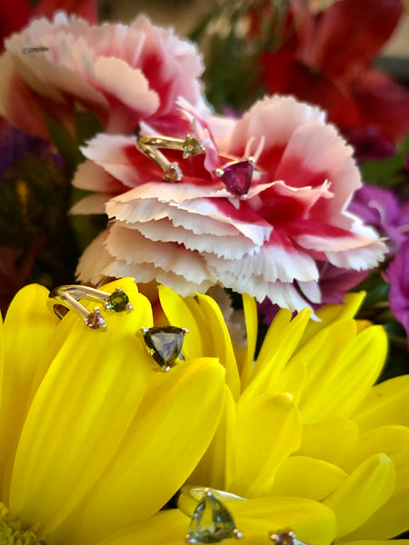 Watermelon Tourmaline Sterling silver 925 ring