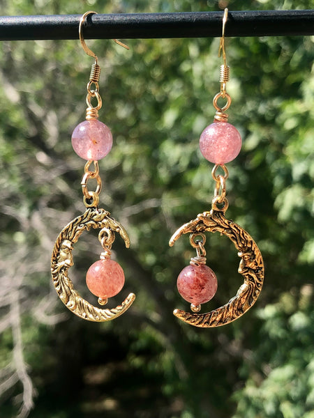 Crescent moon earrings