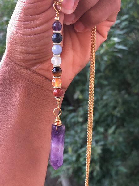 Chakra point pendant