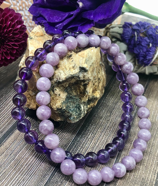 6mm Lepidolite bracelets