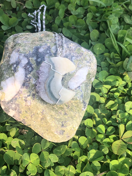 Stalactite amethyst moon