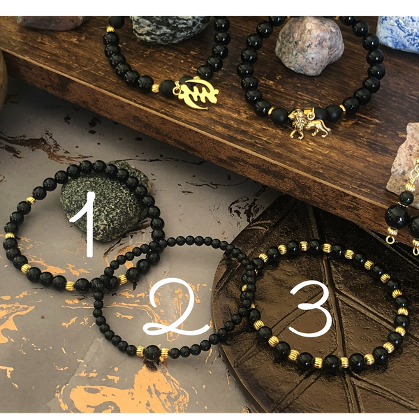 Black Onyx 6mm & 4mm
