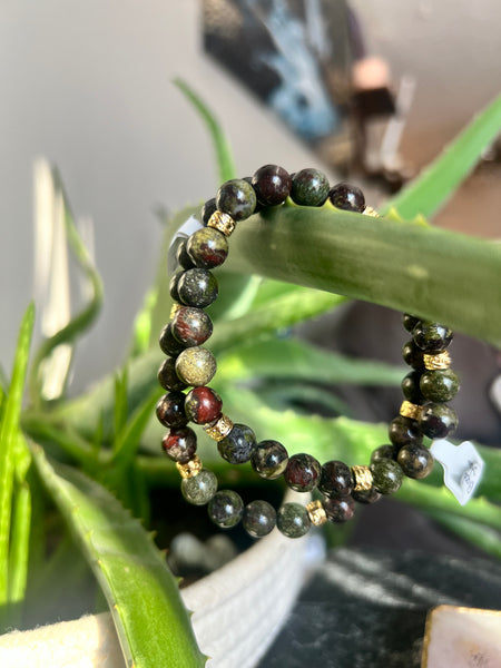 Dragon blood Jasper bracelet