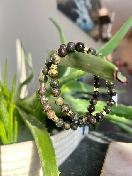 Dragon blood Jasper bracelet