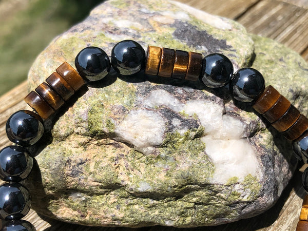 Hematite & Tiger eye