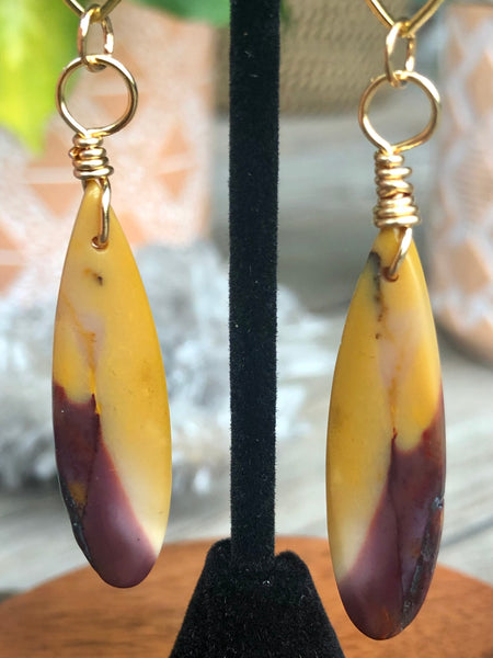 Australian Mookaite Jasper earrings