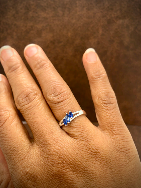 Blue Kyanite Sterling silver 925 ring