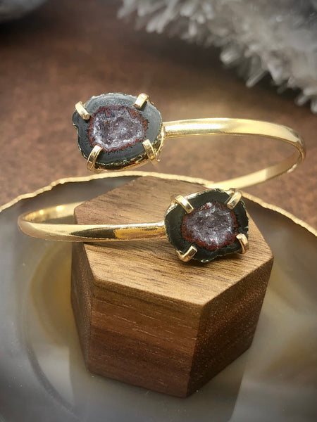 Origems dual druzy agate collection