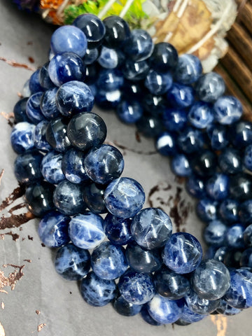 8mm Light sodalite bracelet