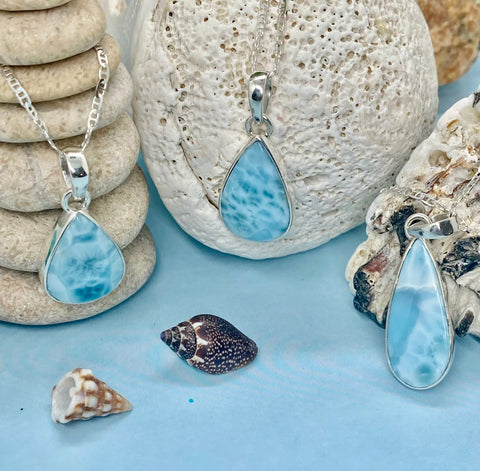 Larimar sterling silver 925