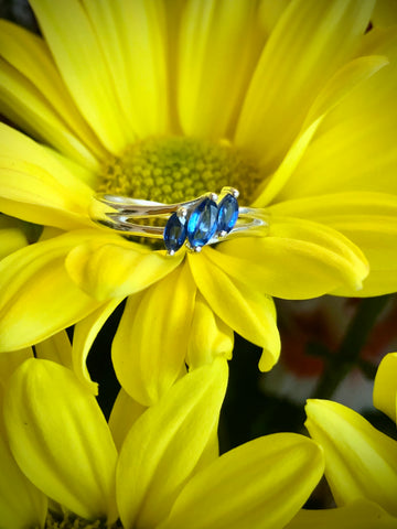 Blue Kyanite Sterling silver 925 ring