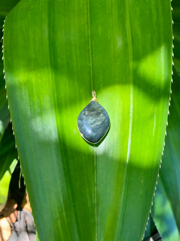 Obsidian pendant