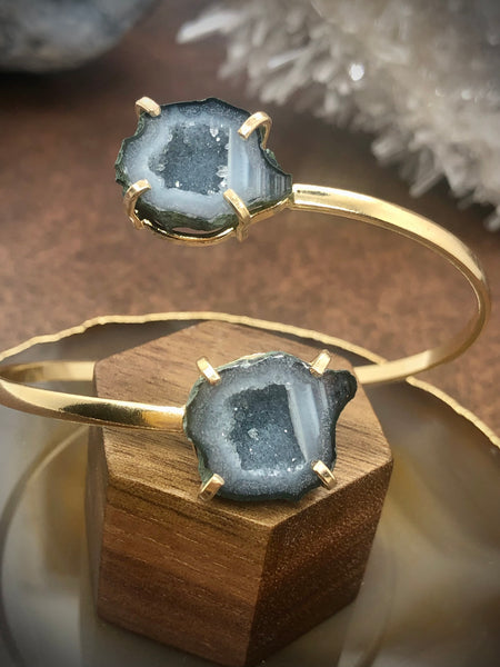 Origems dual druzy agate collection