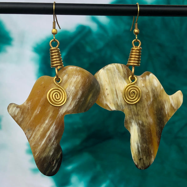 Africa bone earrings Maasai