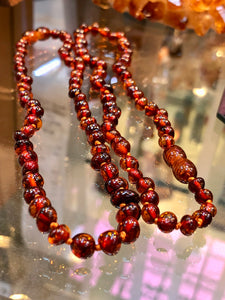 13in syrup baby amber necklace