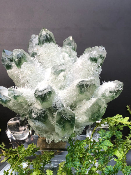 Phantom Crystal quartz cluster