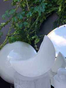 Selenite moon