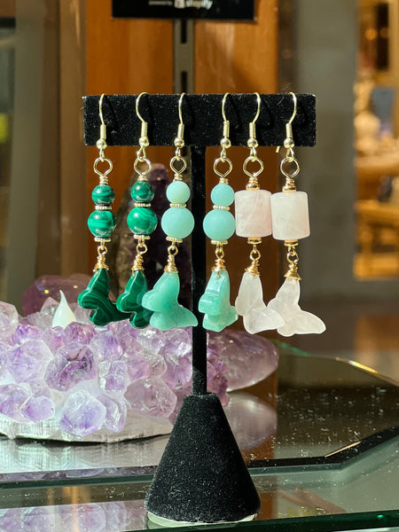 Butterfly crystal earrings